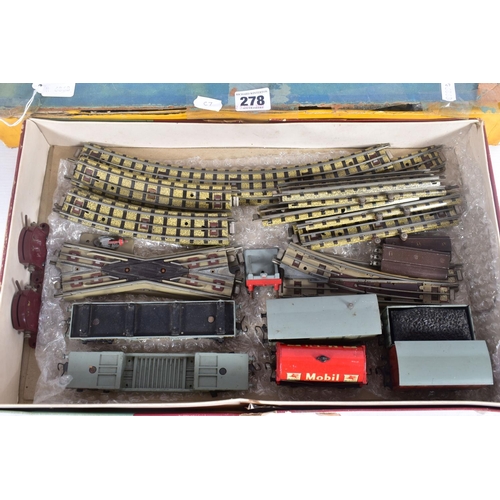 278 - A BOXED HORNBY DUBLO DUCHESS OF MONTROSE PASSENGER TRAIN SET, No.EDP12, comprising Duchess class loc... 