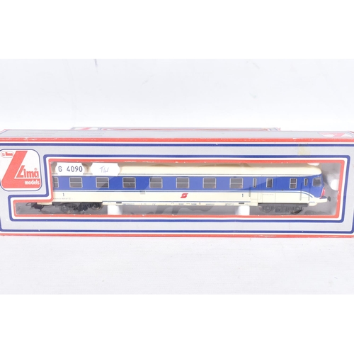 281 - A BOXED LIMA HO GAUGE O.B.B. CLASS 410 TRANSALPIN FIVE CAR E.M.U. SET, all individually boxed, power... 