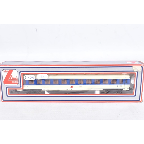 281 - A BOXED LIMA HO GAUGE O.B.B. CLASS 410 TRANSALPIN FIVE CAR E.M.U. SET, all individually boxed, power... 