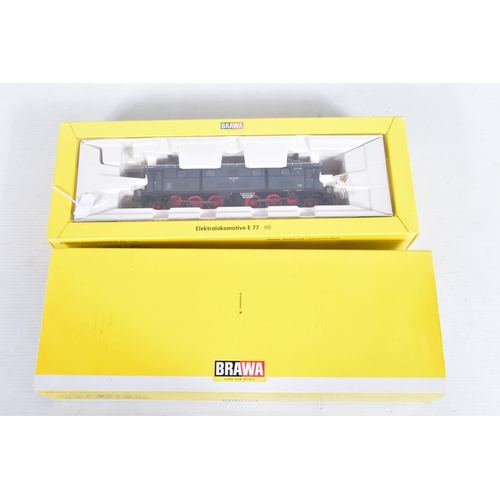 282 - A BOXED BRAWA EXCLUSIVE EDITION HO GAUGE D.R. CLASS E95 ELECTRIC LOCOMOTIVE, No.0210, with a boxed B... 