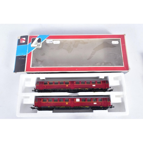 284 - A BOXED LIMA HO GAUGE D.B. CLASS 515 DIESEL RAILBUS, AND UNPOWERED CLASS 815 DRIVING TRAILER SET, No... 