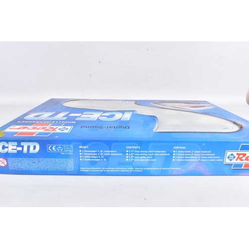 290 - A BOXED ROCO HO GAUGE D.B. ICE-TD FOUR CAR SET, No.63031, all EX with unused accessory packs and ins... 