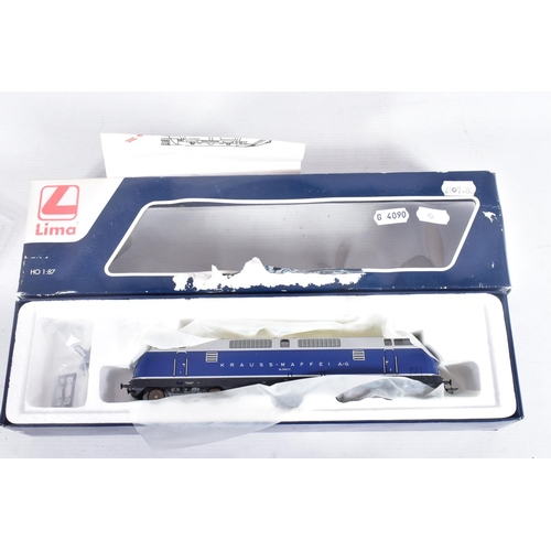 295 - SEVEN BOXED HO GAUGE D.B. DIESEL LOCOMOTIVES, Fleischmann Class 218 (4236),Class 221 (x 3) (4235), H... 