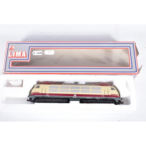 296 - FIVE BOXED HO GAUGE D.B. ELECTRIC LOCOMOTIVES, Class 103 (x 2) (4375), Lima Class 103 (208100LG), Fl... 