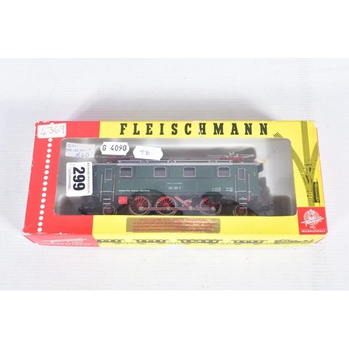 299 - TWO BOXED FLEISCHMANN HO GAUGE D.B. ELECTRIC LOCOMOTIVES, Class 119 (431901) and Class BR 132 (4369)... 