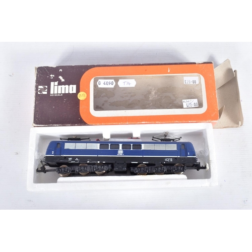 317 - THREE BOXED LIMA HO GAUGE D.B. ELECTRIC LOCOMOTIVES, Class 151 (1641L and 208055L) and Class 184 (20... 