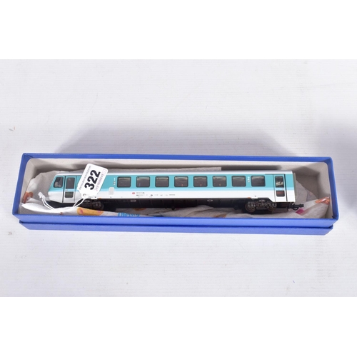 322 - A BOXED ROCO HO GAUGE D.B. CLASS VT 628/928 TWO CAR RAILCAR SET, No.43022, with two similar individu... 