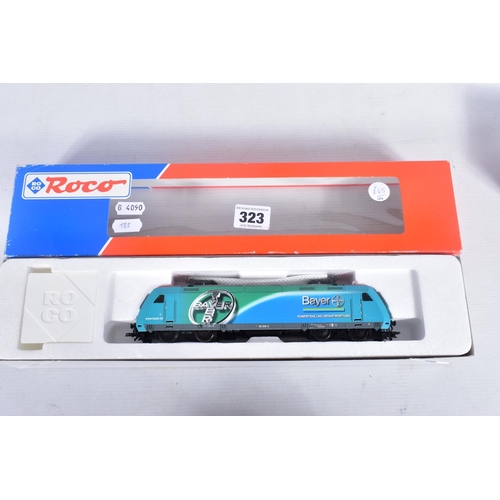 323 - TWO BOXED ROCO HO GAUGE D.B. ELECTRIC LOCOMOTIVES, Class 101 in Bayer livery, No.63723 and Class 103... 