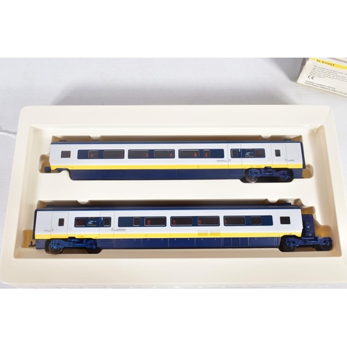 327 - A BOXED HORNBY OO GAUGE CLASS 373 EUROSTAR SET, 3021 Power  & 3022 Dummy Power Cars (R816?) and two ... 