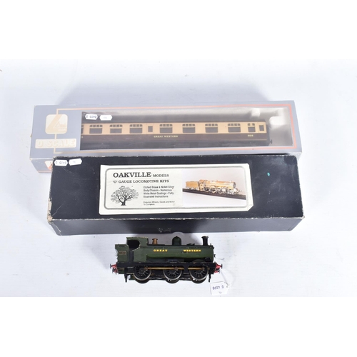 328 - AN UNBOXED METAL KIT BUILT O GAUGE G.W.R. CLASS 5400 PANNIER TANK LOCOMOTIVE, No.5421, has been cons... 