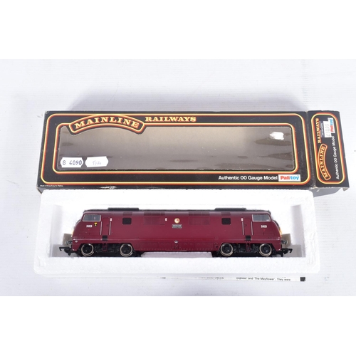 340 - FIVE BOXED OO GAUGE B.R. LOCOMOTIVES, Mainline Class 42 (37-073), Lima Class 50 (x 2) (L205140) and ... 