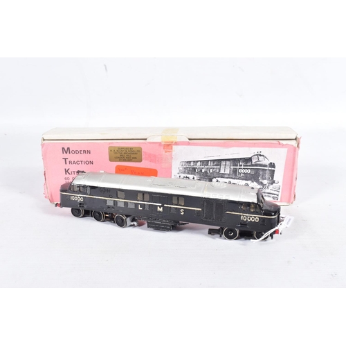 343 - A CONSTRUCTED MODERN TRACTION KITS OO GAUGE WHITEMETAL KIT OF L.M.S. DIESEL No.10000, No.D14, has be... 