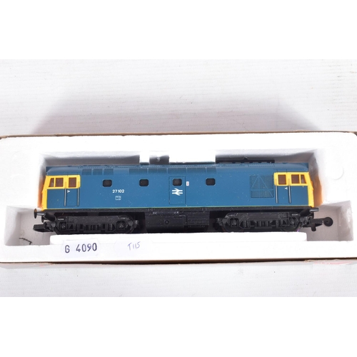 351 - FIVE BOXED OO GAUGE B.R. DIESEL LOCOMOTIVES, Lima Class 20 (L205157) has had some detailing added, H... 