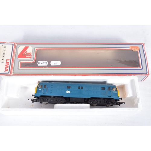 351 - FIVE BOXED OO GAUGE B.R. DIESEL LOCOMOTIVES, Lima Class 20 (L205157) has had some detailing added, H... 