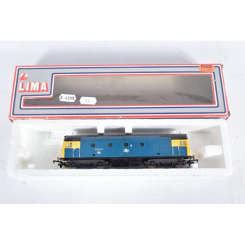 351 - FIVE BOXED OO GAUGE B.R. DIESEL LOCOMOTIVES, Lima Class 20 (L205157) has had some detailing added, H... 