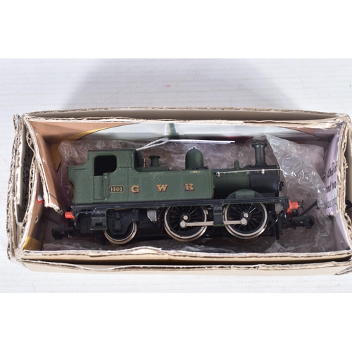 353 - FIVE BOXED AIRFIX OO GAUGE G.W.R. LOCOMOTIVES, all in playworn condition, 2 x class 61XX tank locomo... 