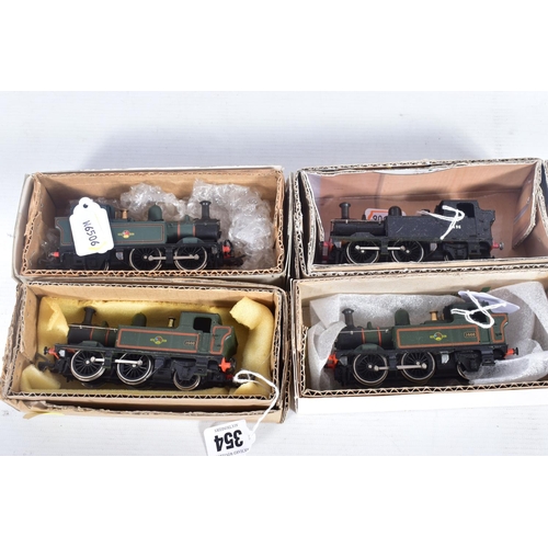 354 - FOUR BOXED AIRFIX OO GAUGE CLASS 14XX TANK LOCOMOTIVES, one has been renumbered No.1432 and two are ... 