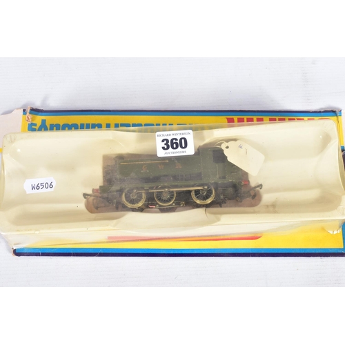 360 - FOUR BOXED GRAHAM FARISH OO GAUGE CLASS 94XX PANNIER TANK LOCOMOTIVES, all No.9410, two in G.W.R. gr... 