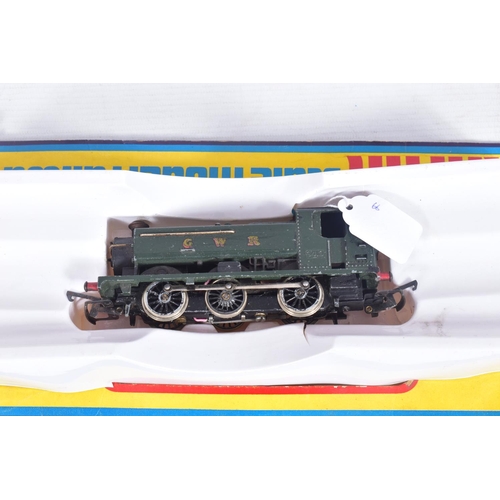 360 - FOUR BOXED GRAHAM FARISH OO GAUGE CLASS 94XX PANNIER TANK LOCOMOTIVES, all No.9410, two in G.W.R. gr... 