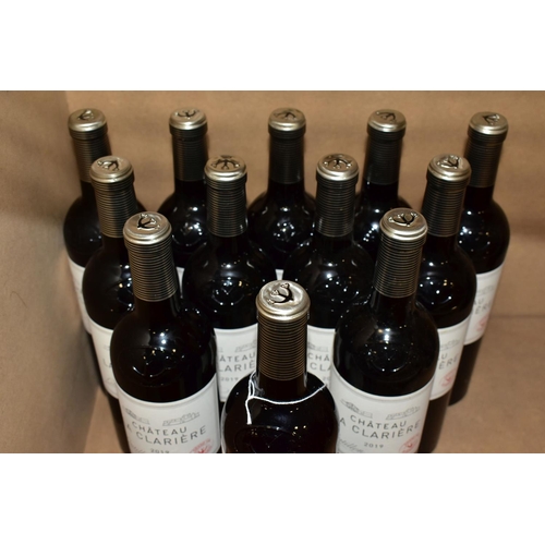 259 - CHATEAU LA CLARIERE 2019, Castillon Cotes De Bordeaux, 14.5% vol, 750ml, fill levels mid-low neck, a... 