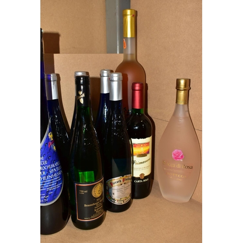 274 - WINE, twenty-one bottles of mostly German Wine, comprising twelve bottles of PIEROTH BLUE Burg Layer... 