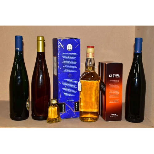 285 - ALCOHOL, six bottles comprising one bottle of GLENMORANGIE 10 Year Old Highland Malt Whisky, 70% pro... 