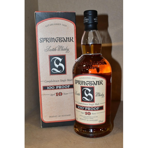 293 - SPRINGBANK CAMPBELTOWN SINGLE MALT Scotch Whisky, aged 10 Years, 100 Proof, 57% proof, 70cl, fill le... 