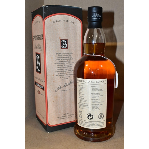 293 - SPRINGBANK CAMPBELTOWN SINGLE MALT Scotch Whisky, aged 10 Years, 100 Proof, 57% proof, 70cl, fill le... 