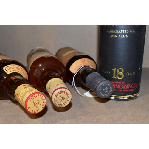 295 - SINGLE MALT, three bottles of GLENMORANGIE comprising one bottle of Glenmorangie Single Highland Mal... 