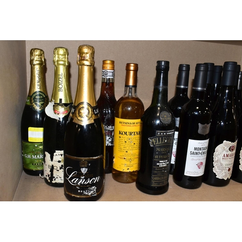 300 - WINE / CHAMPAGNE, nineteen bottles, comprising six bottles of FAUSTINO VII RIOJA, 2020 Tempranillo, ... 