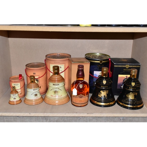 307 - BELL'S WHISKY, comprising one 12 Year Old, Fine Old Scotch Whisky in a commemorative Wade Porcelain ... 