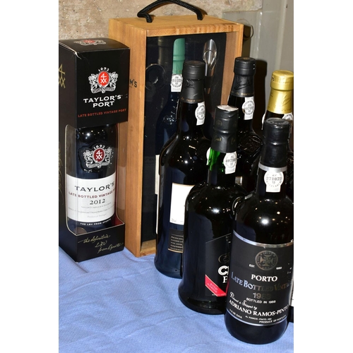 312 - PORT, nine bottles of non-vintage Port comprising one bottle of one bottle of Fonseca Terra Prima Fi... 