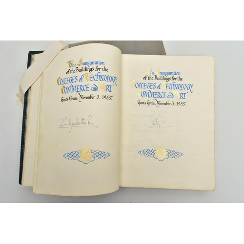 179 - H.M. QUEEN ELIZABETH II & H.R.H. PRINCE PHILLIP THE DUKE OF EDINBURGH - SIGNATURES, a signed book fr... 