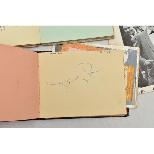 183 - AUTOGRAPHS, two autograph books containing the signatures of pop groups and individual artists from ... 