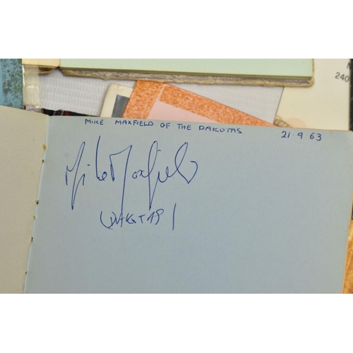 183 - AUTOGRAPHS, two autograph books containing the signatures of pop groups and individual artists from ... 