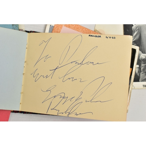 183 - AUTOGRAPHS, two autograph books containing the signatures of pop groups and individual artists from ... 