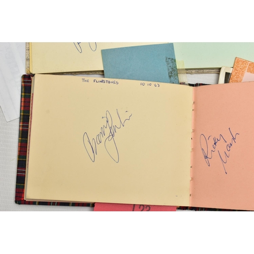 183 - AUTOGRAPHS, two autograph books containing the signatures of pop groups and individual artists from ... 