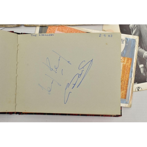 183 - AUTOGRAPHS, two autograph books containing the signatures of pop groups and individual artists from ... 