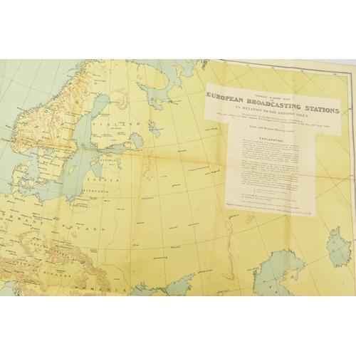 184 - A SMALL QUANTITY OF CLOTH BACKED MAPS, comprising Map of the County of Stafford, published by E. Gre... 