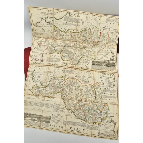 184 - A SMALL QUANTITY OF CLOTH BACKED MAPS, comprising Map of the County of Stafford, published by E. Gre... 