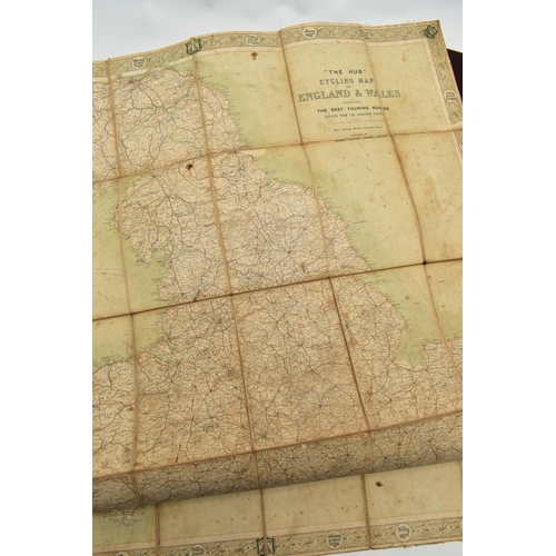 184 - A SMALL QUANTITY OF CLOTH BACKED MAPS, comprising Map of the County of Stafford, published by E. Gre... 