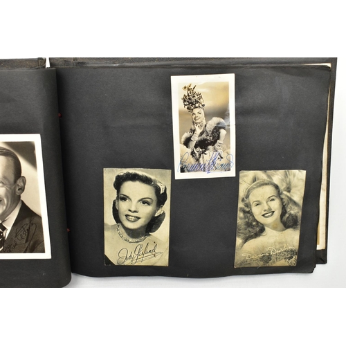 191 - FILM STAR SIGNED PHOTOGRAPHS in one album containing 120 photographs of some of the biggest Hollywoo... 