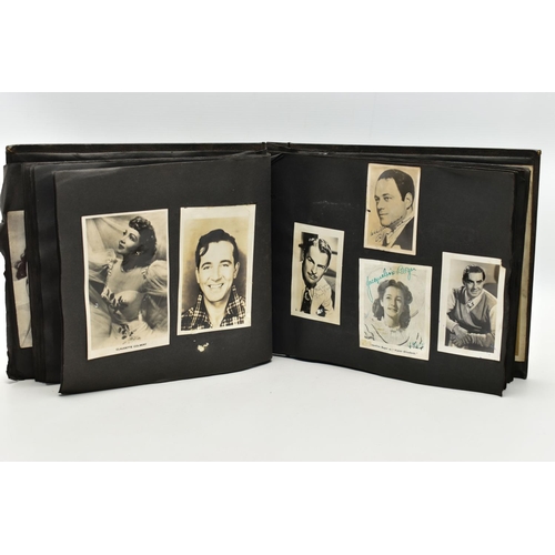 191 - FILM STAR SIGNED PHOTOGRAPHS in one album containing 120 photographs of some of the biggest Hollywoo... 