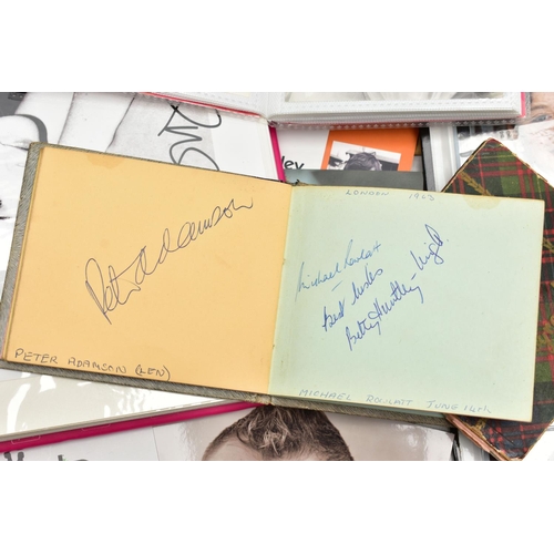 201 - SHOWBIZ AUTOGRAPHS, a large collection of autographs, signed photographs and mixed ephemera from som... 