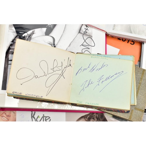 201 - SHOWBIZ AUTOGRAPHS, a large collection of autographs, signed photographs and mixed ephemera from som... 