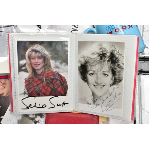 201 - SHOWBIZ AUTOGRAPHS, a large collection of autographs, signed photographs and mixed ephemera from som... 