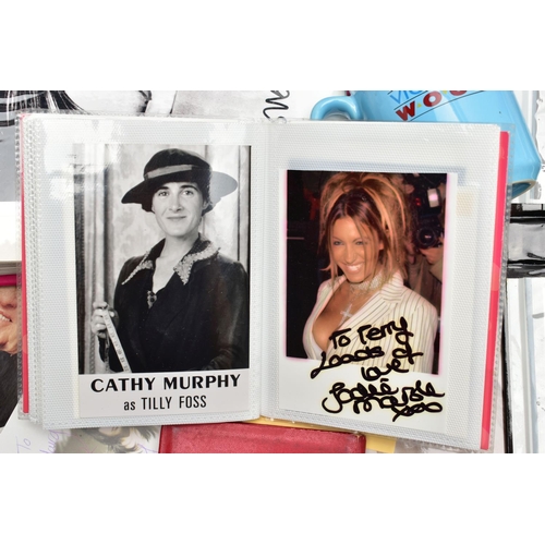 201 - SHOWBIZ AUTOGRAPHS, a large collection of autographs, signed photographs and mixed ephemera from som... 