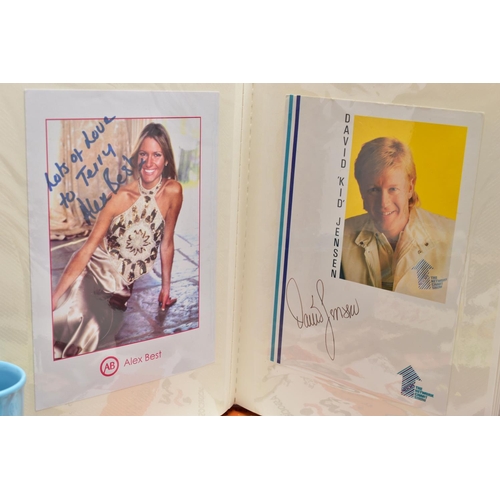 201 - SHOWBIZ AUTOGRAPHS, a large collection of autographs, signed photographs and mixed ephemera from som... 