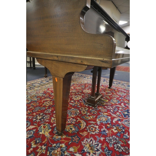 243 - A JOHN BROADWOOD & SONS MAHOGANY 5FT  BABY GRAND PIANO, serial number 250794, ivory keys, on square ... 