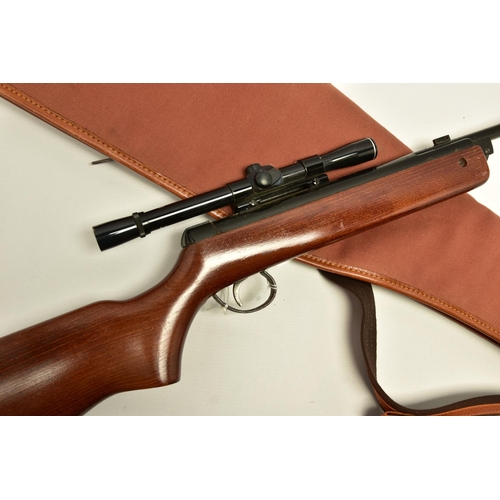 325 - A .22  B.S.A. METEOR SUPER AIR RIFLE, serial number TE1960, fitted with a B.S.A. 4x20 scope, it is i... 